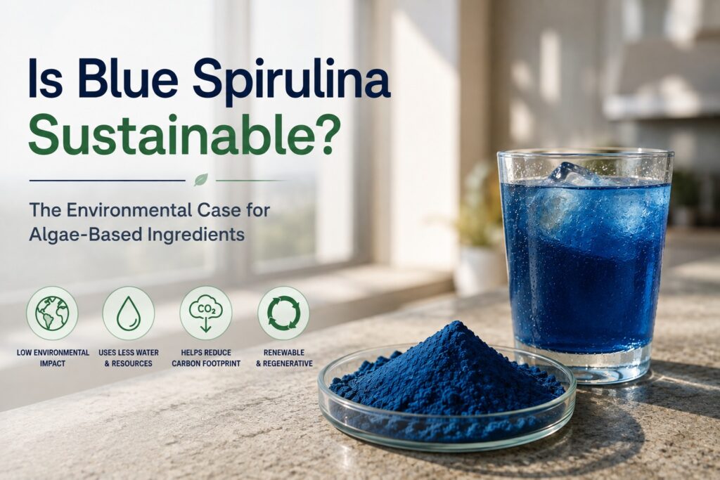 Is Blue Spirulina Sustainable? The Environmental Case for Algae-Based Ingredients