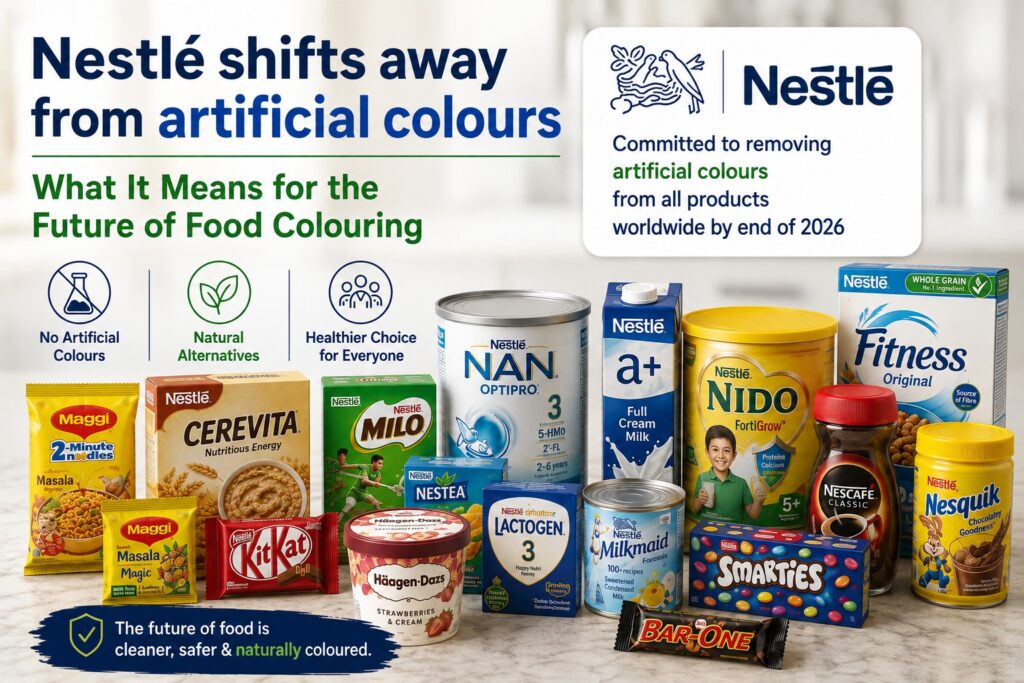 Nestlé Shifts Away from Artificial Colours. What It Means for the Future of Food Colouring?